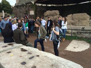 Day 7: Exploring the temple and funeral pyre of Julius Caesar in the Roman Forum