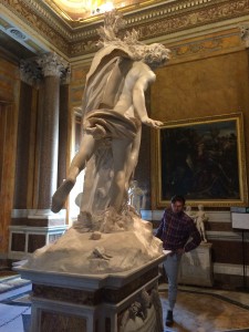 Day 8: Admiring Bernini's 'Apollo and Daphne' at the Galleria Borghese, Rome